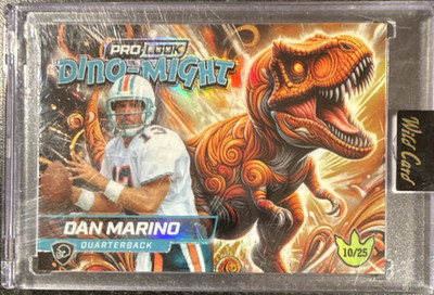 Wild Card Pro-Look Dino-Might Dan Marino DMPTRYX3-DM Serial Numbered /25 2025