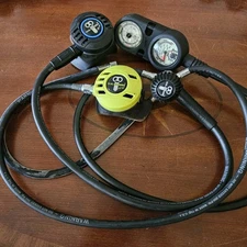 US Divers Octo, SE3, Aqua Lung Pivot Scuba Diving Regulators 1st 2nd Yoke