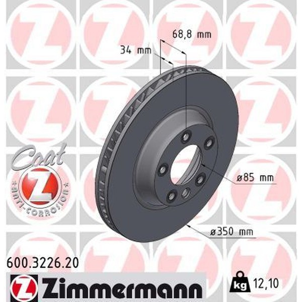 Zimmermann 600.3226.20 Bremsscheibe-image