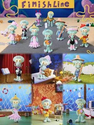 X11 Bikini Bottom Squidward s Day Series Spongebob Confirmed Blind Box Plush Toy