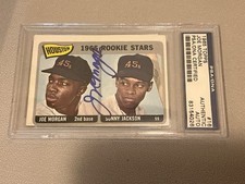 Autographed 1965 Topps JOE MORGAN rookie card. rookie card picture