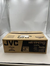 JVC HR-VP674U Pro-cision 19u VHS VCR Player Rec 4 Head Hi-Fi Tested W/remote