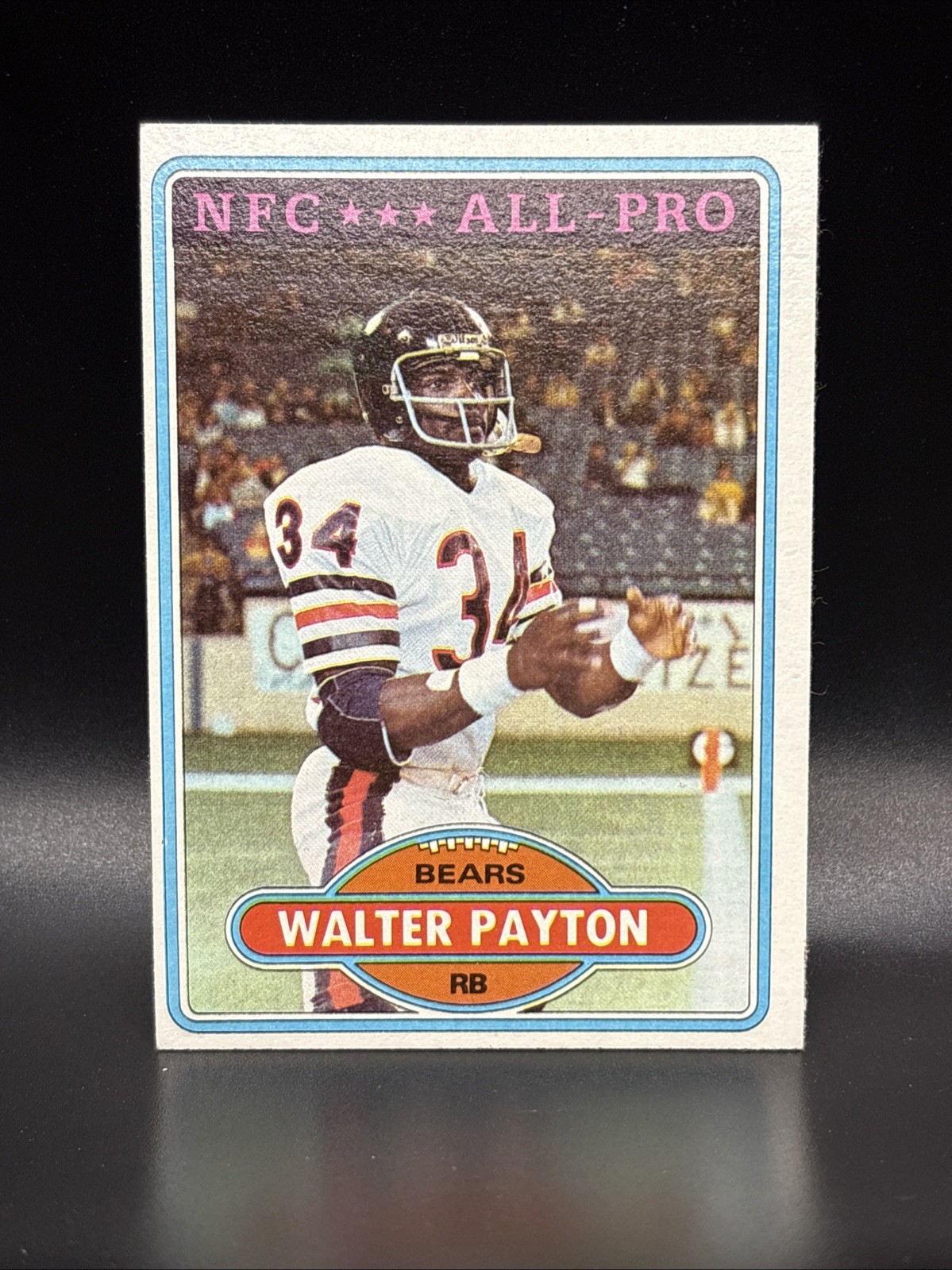1980 Topps NFC All-Pro Walter Payton #160 Chicago Bears EX-NM