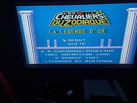 Jeu LES CHEVALIERS DU ZODIAQUE pour console Nintendo NES - SANS NOTICE - FRA