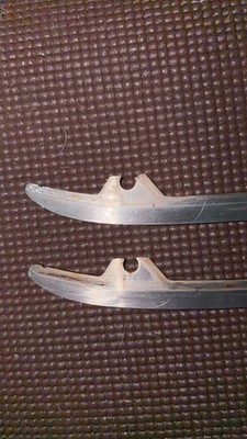 Bauer Steel Ice Skate Runner Blades, Silver, 272 mm, Pair (2 pcs)
