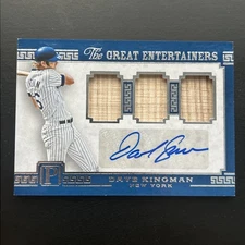 2016 Panini Pantheon Dave Kingman The Great Entertainers Bat Auto #139/199 Mets