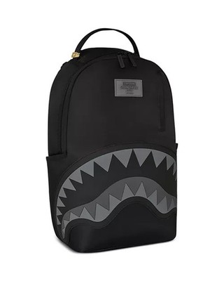 Sprayground シャークマウス バックパック Sprayground Shark Central Tonal Backpack🔥Black Bookbag Large