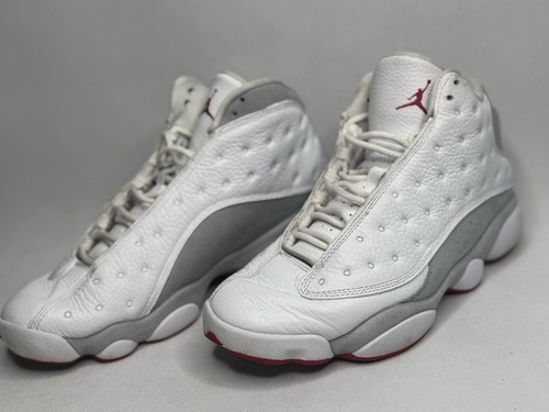 Talla Us 8.5 - Air Jordan 13 Retro Blanco Gris Lobo - Imagen 3 de 13
