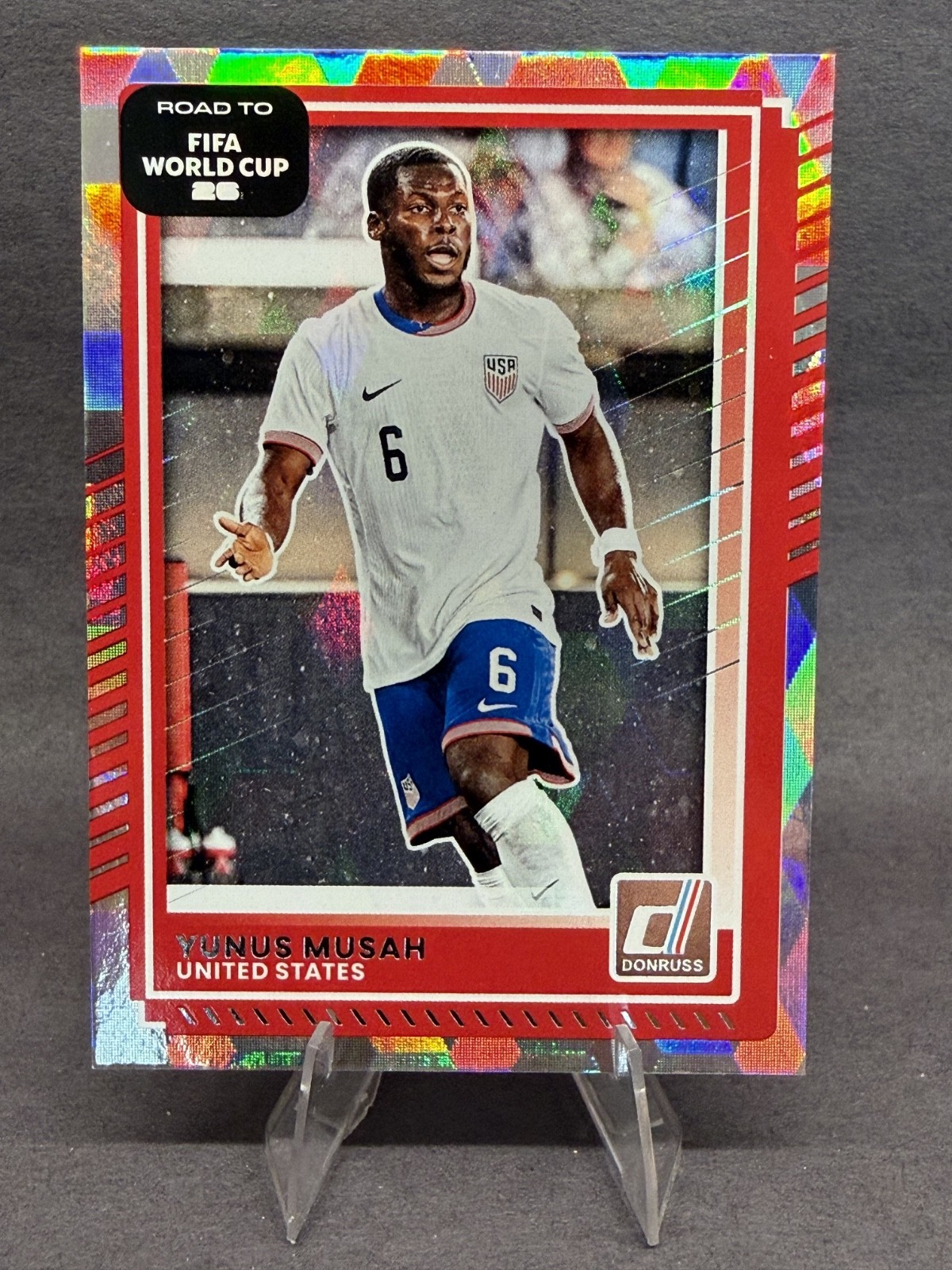 2026 Panini FIFA World Cup Yunus Musah #20 Cubic