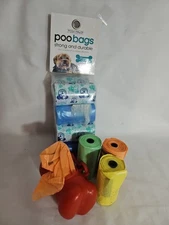Posh Paws  Poo Bags 160 Bags 8 rolls + Dispenser + 3 Extra rolls