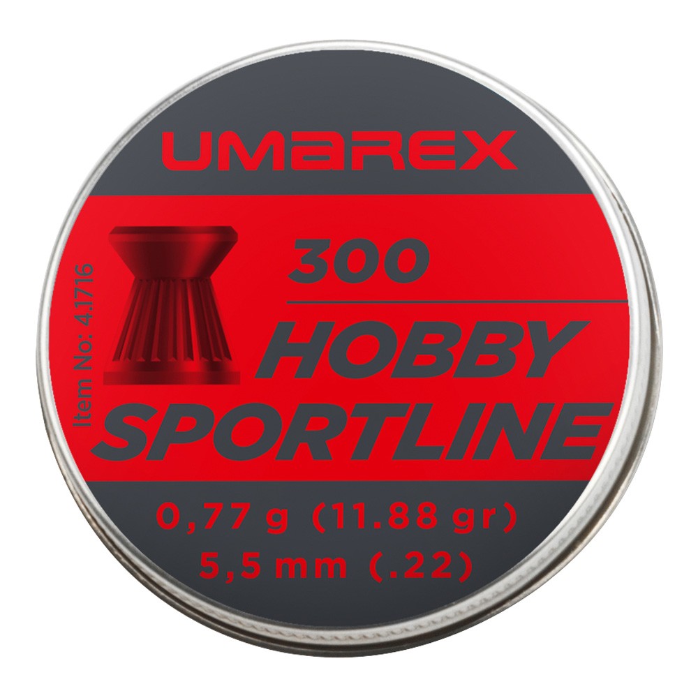 Umarex Hobby Air Rifle Pellets Flat Head 5.5mm .22 / 0.77g