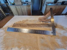 Antique Bluegrass Belknap Take Down  framing Square Pat. 1914