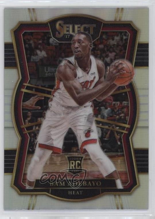 2017-18 Panini Select Premier Level Silver Prizm Bam Adebayo #171 Rookie RC 05r0