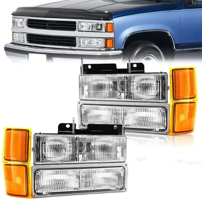 For 94-98 Chevy C/K 1500 2500 3500 Slverado Headlghts Bumper Sgnal For 94-98 Chevy C/K 1500 2500 3500 Slverado Headlghts Bumper Sgnal