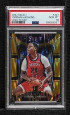 2023-24 Select Mezzanine Level Gold Flash Prizm 5/10 Jordan Hawkins PSA 10 1ax4