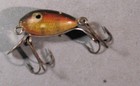 Vintage Shakespeare Dopey Fishing Lure with the Bait Box Wood Plug — photo 4