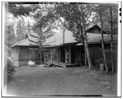 2. GENERAL VIEW LOOKING WEST - Camp Cleawox Organizational Tract, Lodge