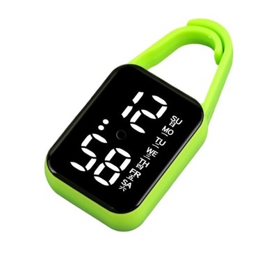 Keychain Pocket Watch Waterproof Touch Digital Watch Easy to Read for Students