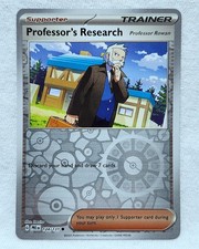 Professors Research Rowan 121/131 Prismatic Evolution Reverse Holo Pokemon TCG 