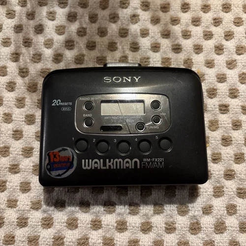 Sony Walkman WM-FX221 AM/FM Radio Cassette Player Parts Repair Does NOT Play