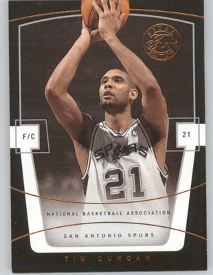 2003-04 Flair Final Edition #56 Tim Duncan
