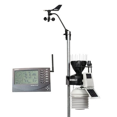 Davis Wireless Vantage Pro2 Plus Weather Station UV/Solar Radiation Sensors +Fan