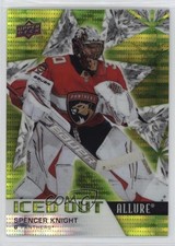 2021 Upper Deck Allure Iced Out Green Rainbow 24/99 Spencer Knight #IO-20 11jd