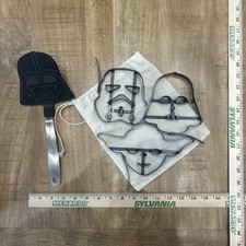Williams Sonoma STAR WARS Heavy Metal Pancake Molds Set Darth Vader Spatula