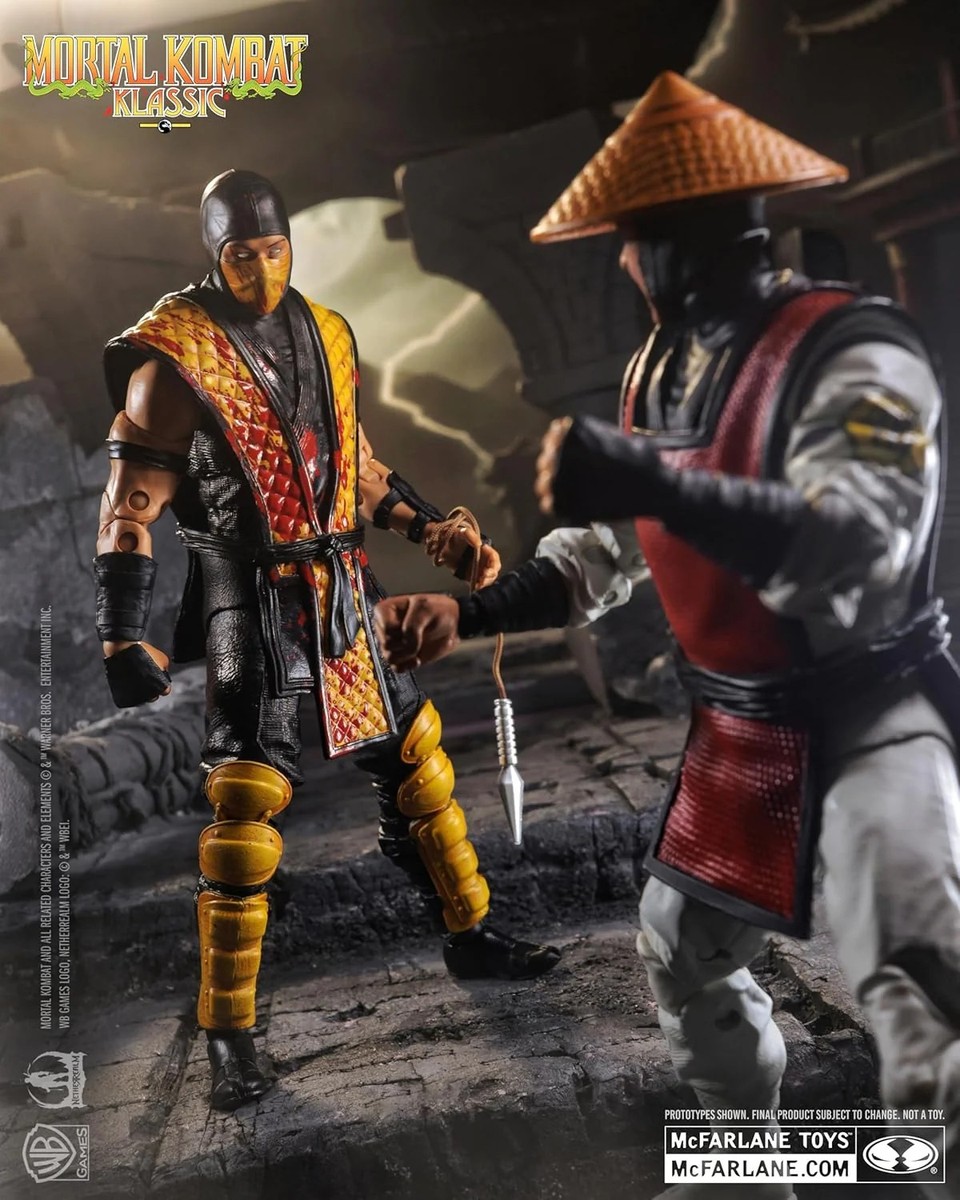McFarlane Toys: Mortal Kombat Klassic: Scorpion vs Raiden - 7