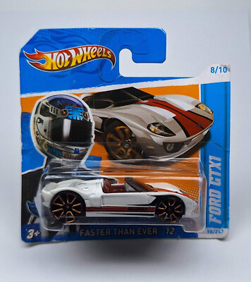 HOT WHEELS - FORD GTX1, Faster Than Ever 2012, NEW! not opened blister