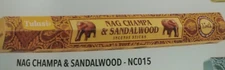 Tulasi Nag champa sandalwood incense sticks/Agarbati [6 Pack of 15 Gms ] 120