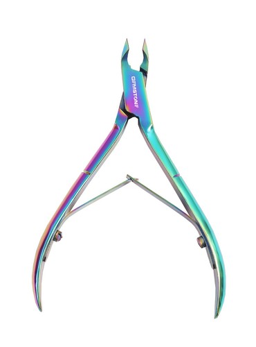 TEDESCO acciaio CURVO taglierina cuticola rimozione taglierina strumento manicure UK RRP20 - Foto 2 di 9