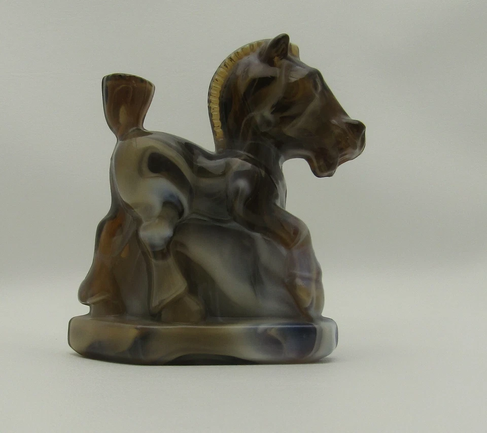 Figura Heisey Imperial Vidrio Caramelo Escoria Burro Demócrata AKA Wild Jack Foto 3 de 4