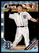 2019 Bowman Sky Blue Paper Bryant Packard 065/499 Detroit Tigers