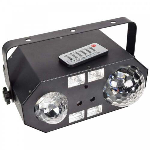 4 in 1 DMX DJ Light with Laser RGBW Waterwave UV Strobe Moonflower inc Remote - Picture 6 of 11