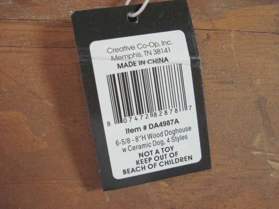 French Bulldog Family Wood Wall Plaque Rustic House Metal Roof by Creative Coop - Image 4 of 4