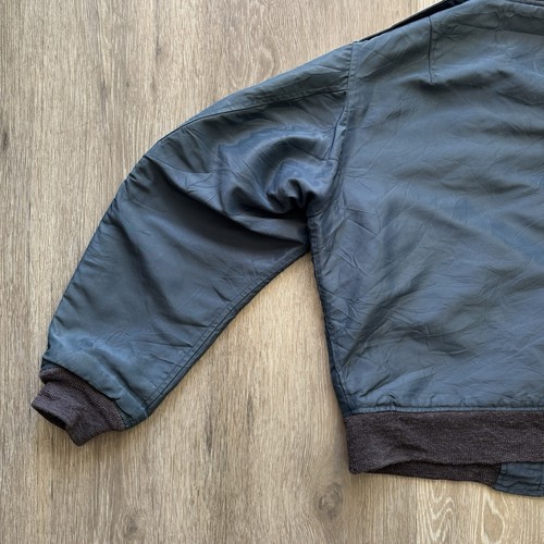 90s Buzz Rickson L-2A USAF Flight Bomber Military Jacket Navy Blue Men’s Size 38 - Picture 11 of 18