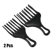 2 Stück Afro Haar Kamm Große und Kleine Haar Gabel Kamm Friseur Styling Werkzeug