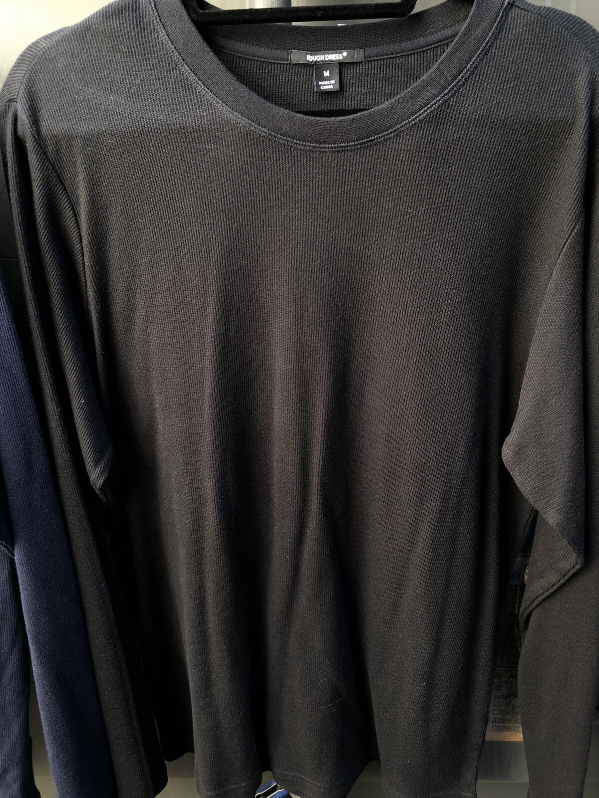 Mens Cotton ROUGH DRESS Tshirt. Long 