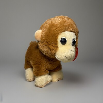 Fiesta Max Monkey Brown Comfies Plush Stuffed Animal 7  Soft Floppy Toy