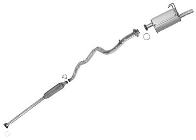 Resonator Muffler Exhaust Pipe System for Honda CR-V CRV 1997 1998 1999 2001