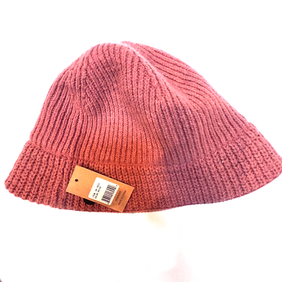 C.C Exclusive Natural Handmade Solid Color Knit Bucket Hat. One
