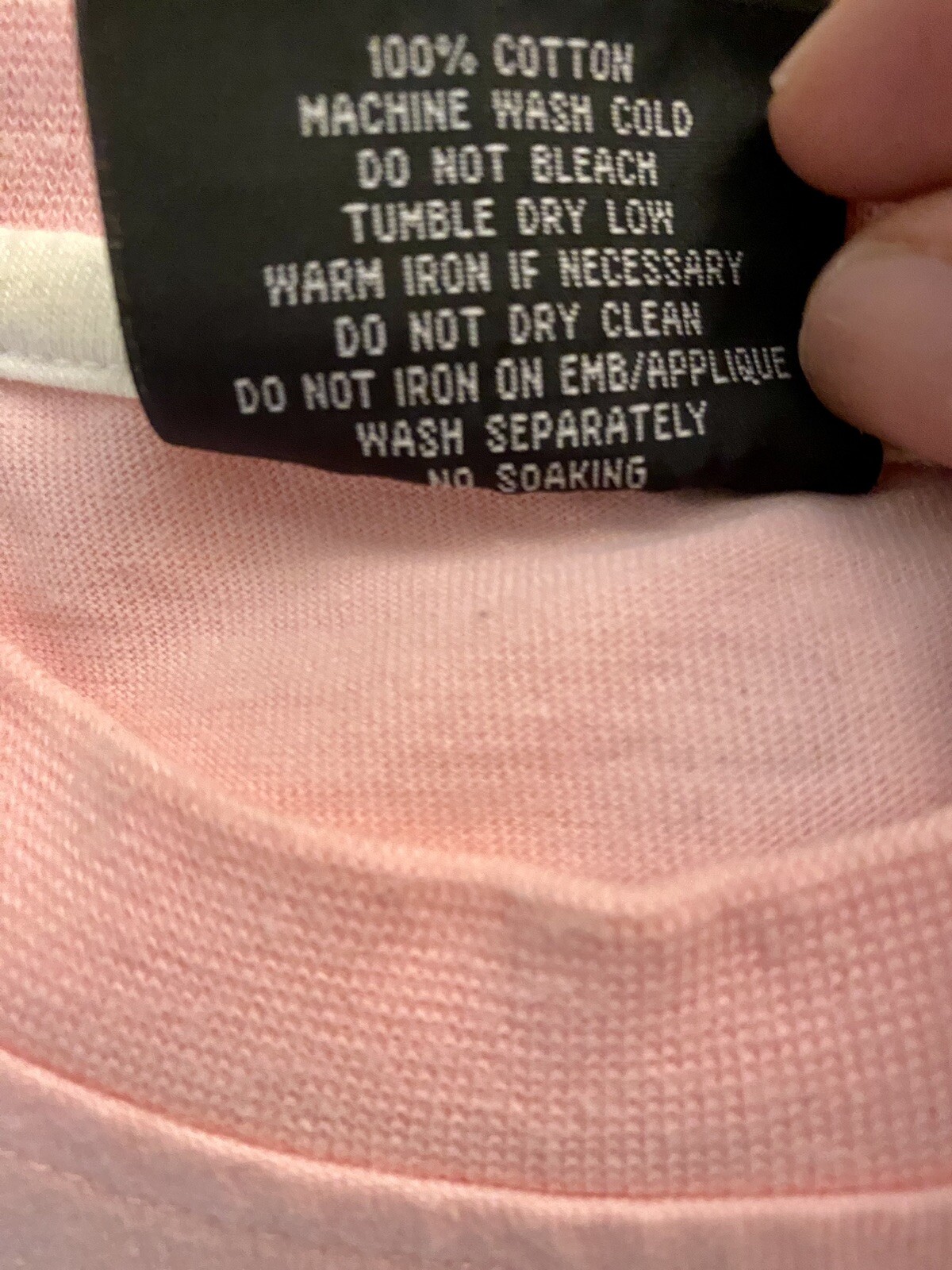 FILA NUOVO SENZA ETICHETTE! T shirt uomo Polo Sud stile logo girocollo rosa taglia L