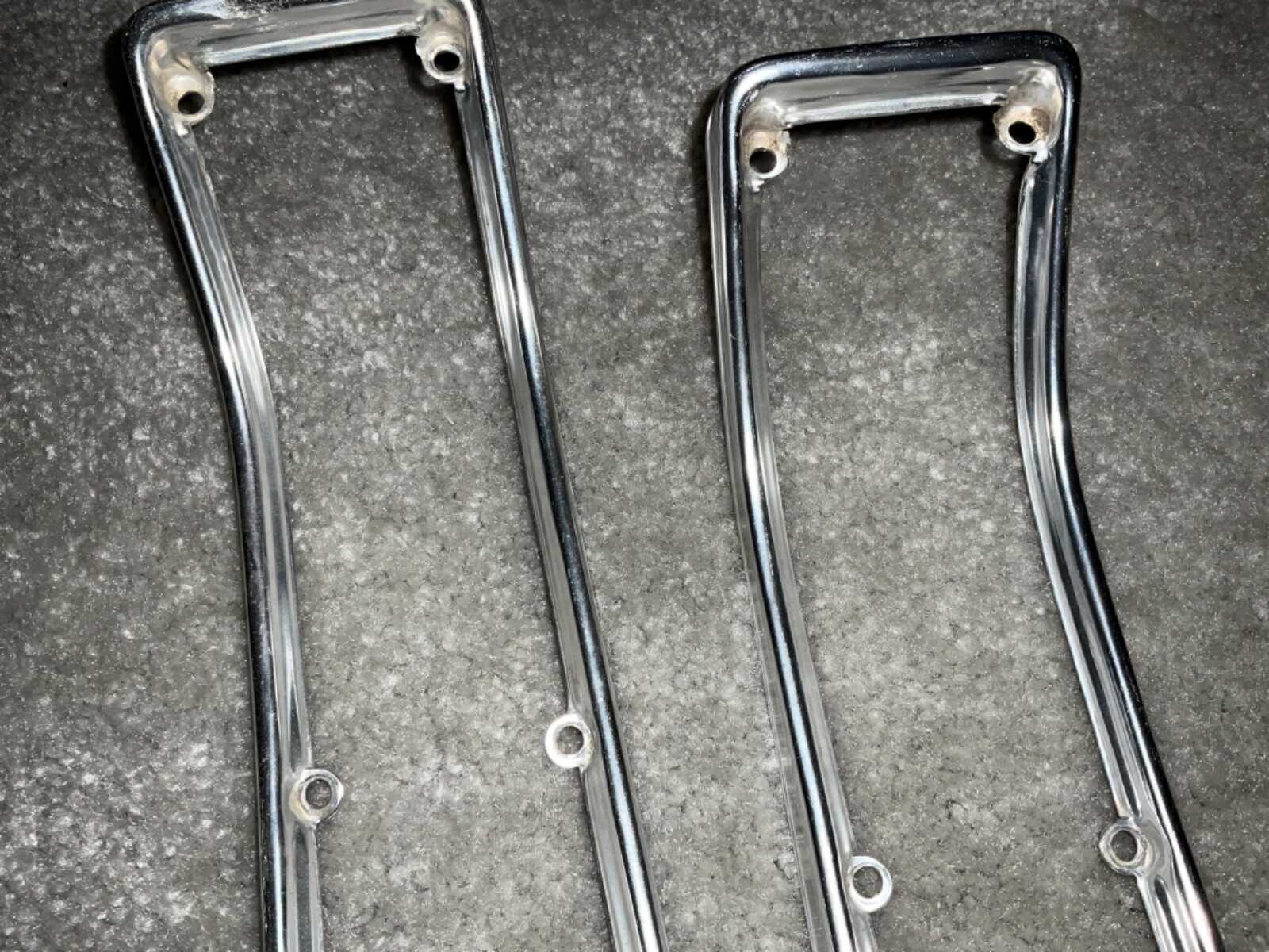 NOS 1966 Chevelle Tail Light Bezels 3876560 SS Ss396 Malibu 66 GM 