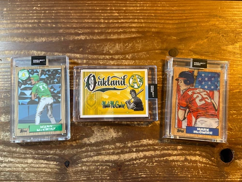 3 CARD LOT - Project 2020 - Mark McGwire -  Naturel, Jamieson, Mister Cartoon