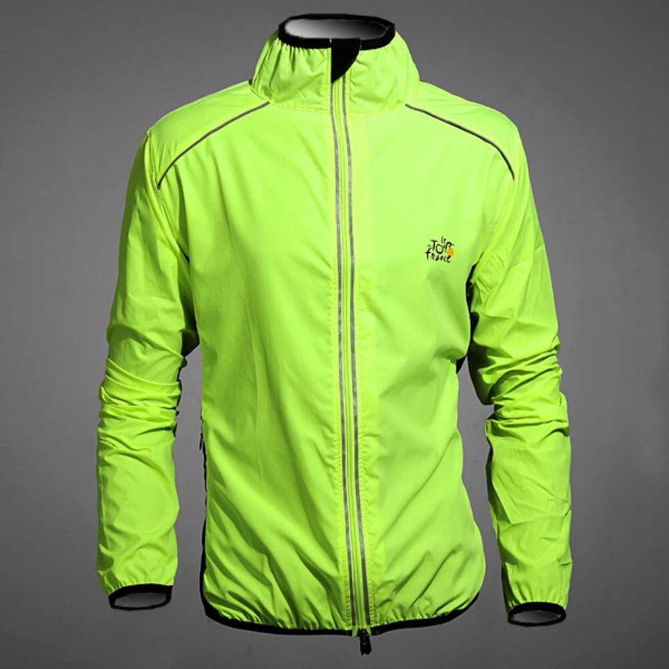 Cycling Jacket MTB Road Bicycle Windproof Quick Dry Men Long Sleeve Windbreaker - Image 2 of 4