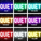 Quiet Please Office Decor Display Flexible Custom Neon Sign
