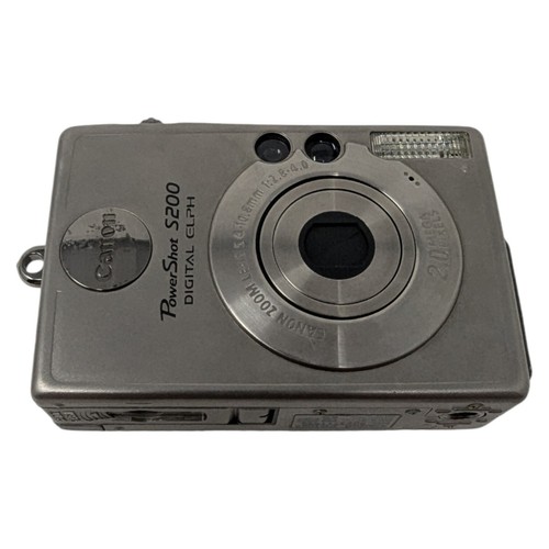 Cannon Powershot S200 Silver 2.0mp Optical Digital ELPH Camera Untested - Picture 2 of 11