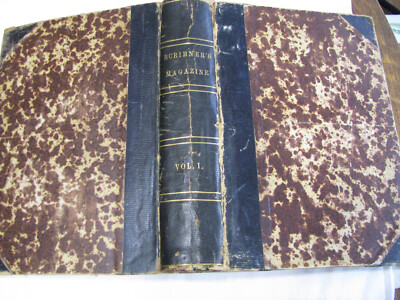 Antique ''Scribner's Monthly'' Illustrated Magazine-Vol. I-1870-1