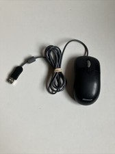 Genuine OEM Black Microsoft Wired Optical Mouse USB Wired With PS2 Model X800898